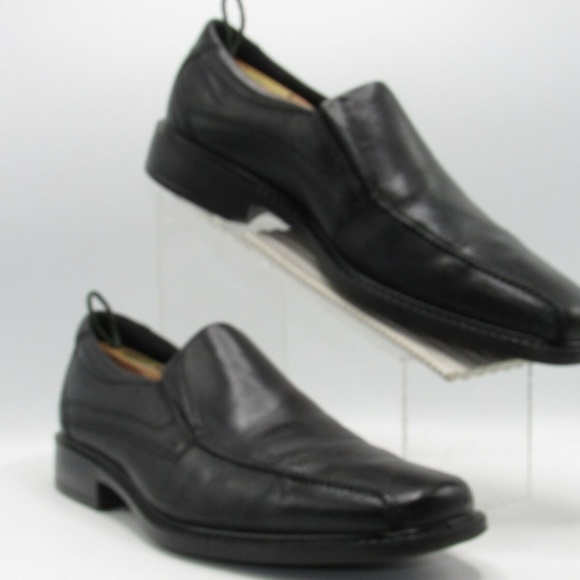 Ecco Size 11 M/ EU 44 Black Loafer Mens C3A A22